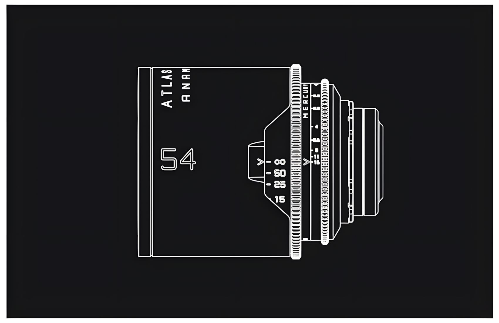 Mercury Anamorphic 54mm T2.2