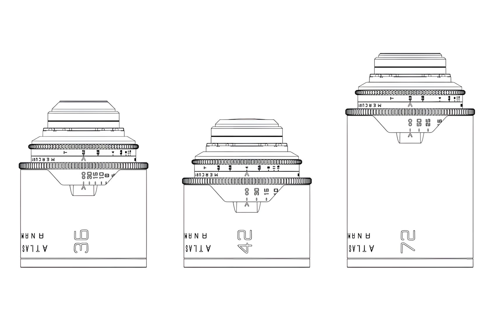 Mercury Anamorphic 3 Set