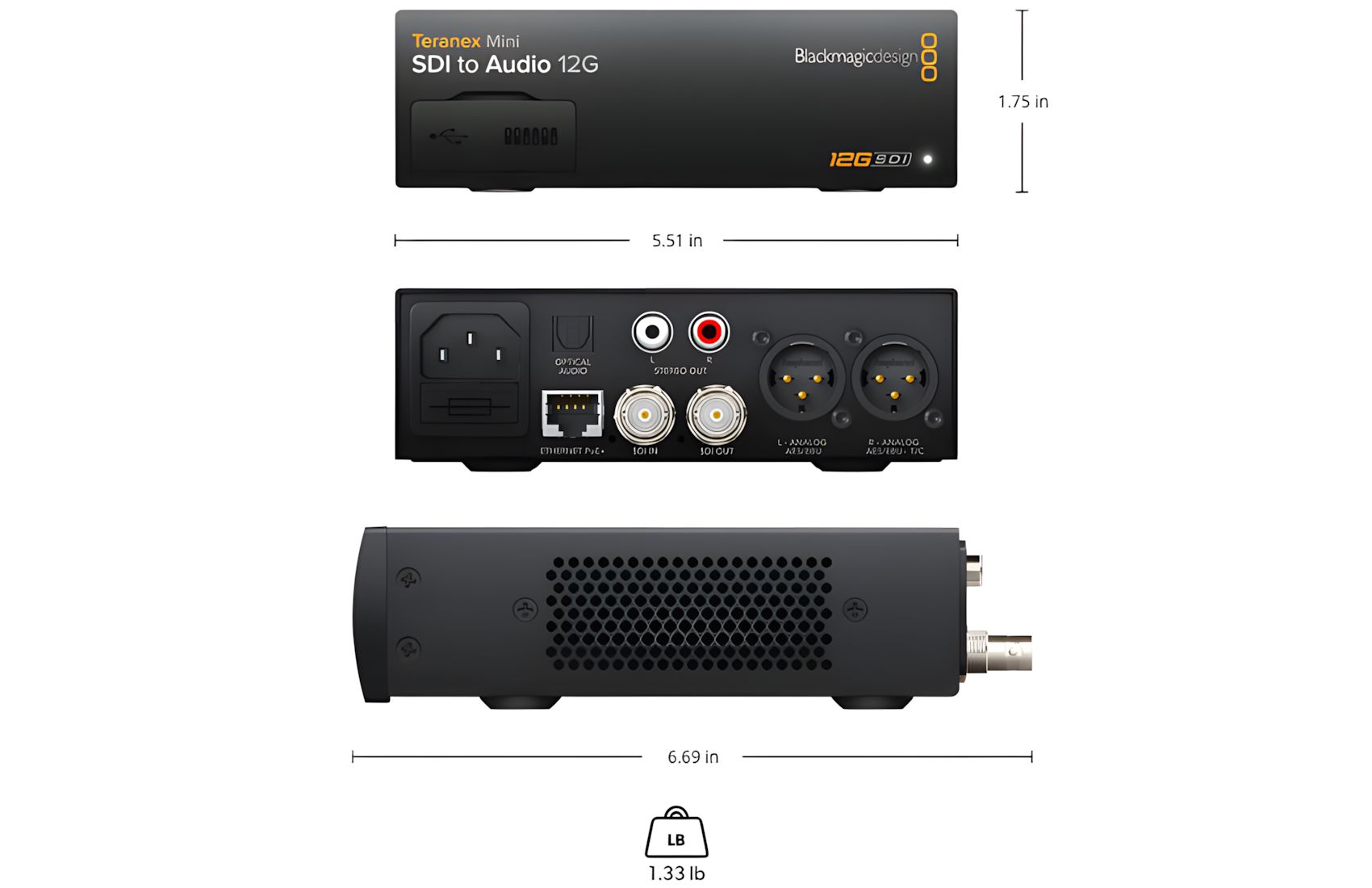Teranex Mini SDI to Audio 12G