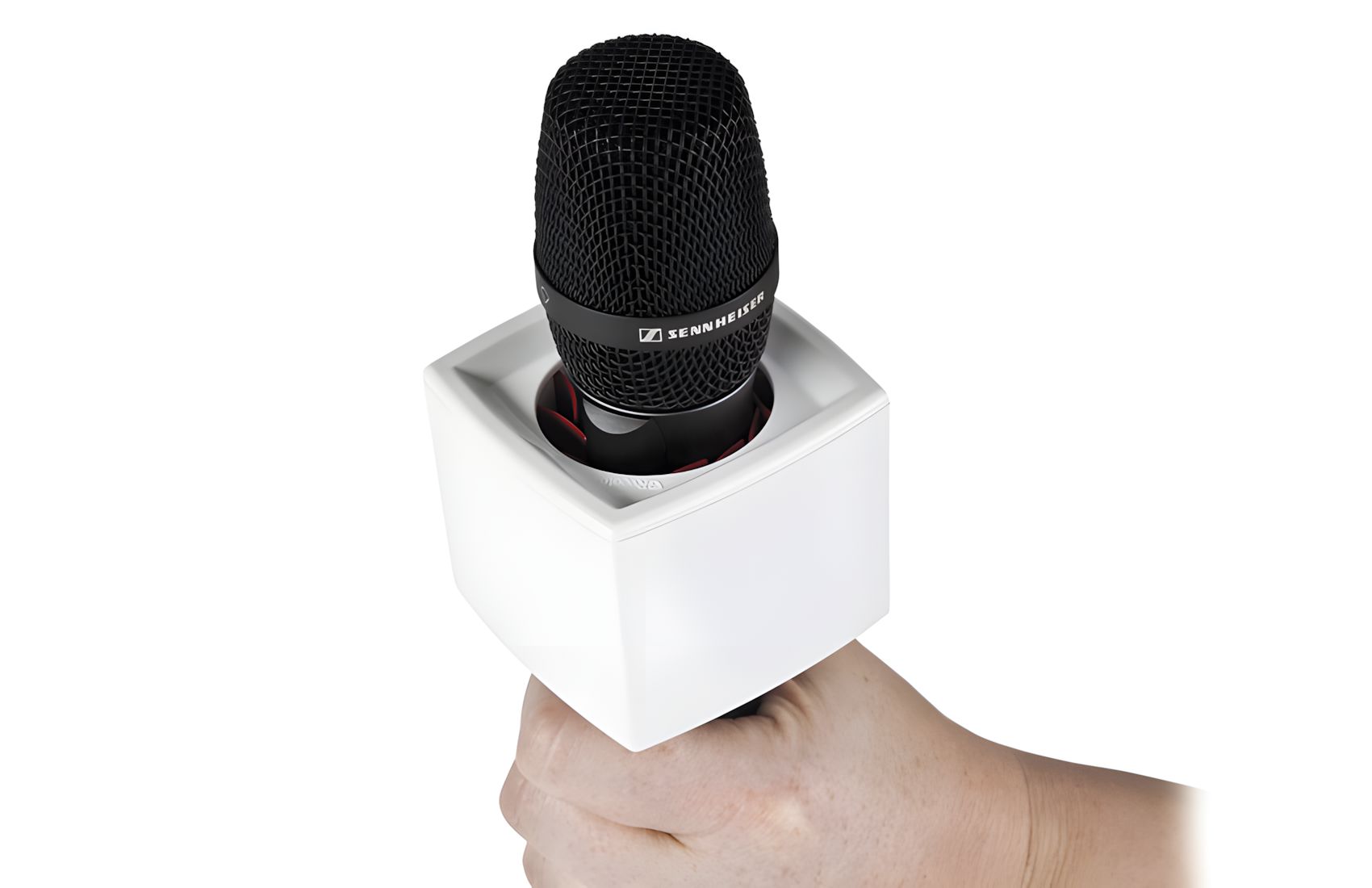 Square White Mic Flag