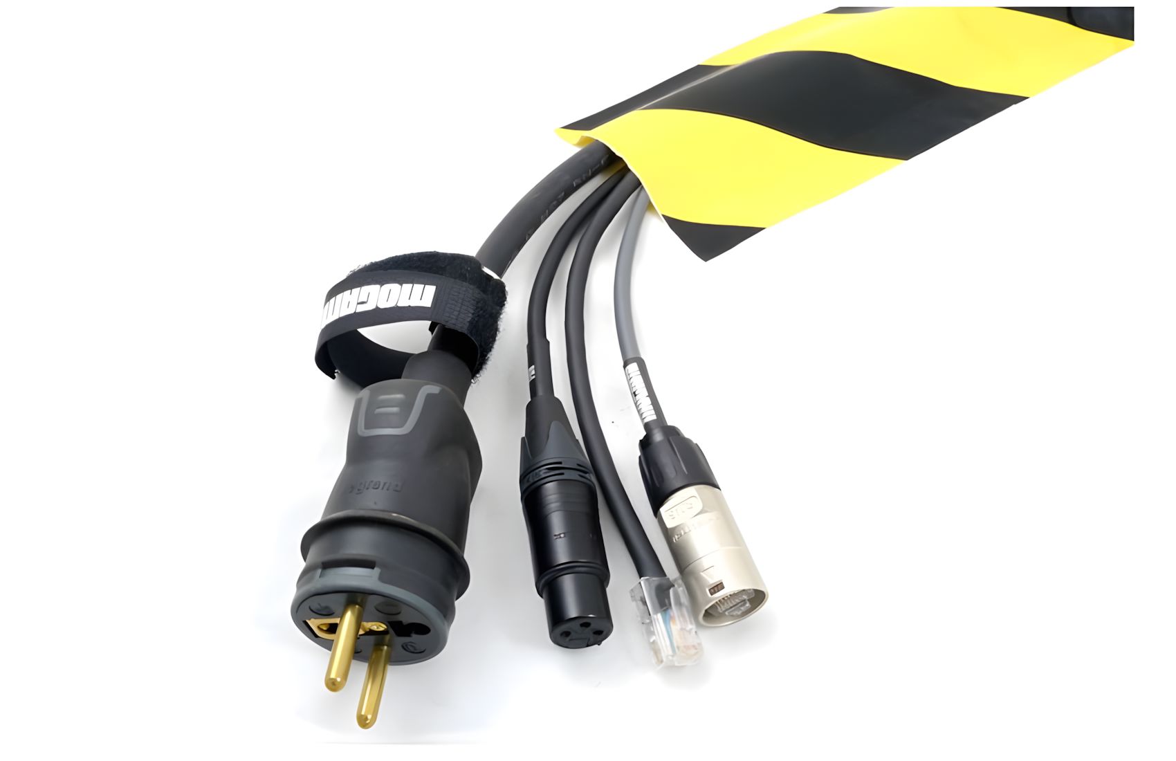 Gaffer Black and Yellow 100x25