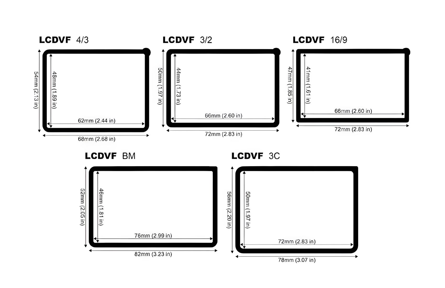 LCDVF-BM-Spare-Frame