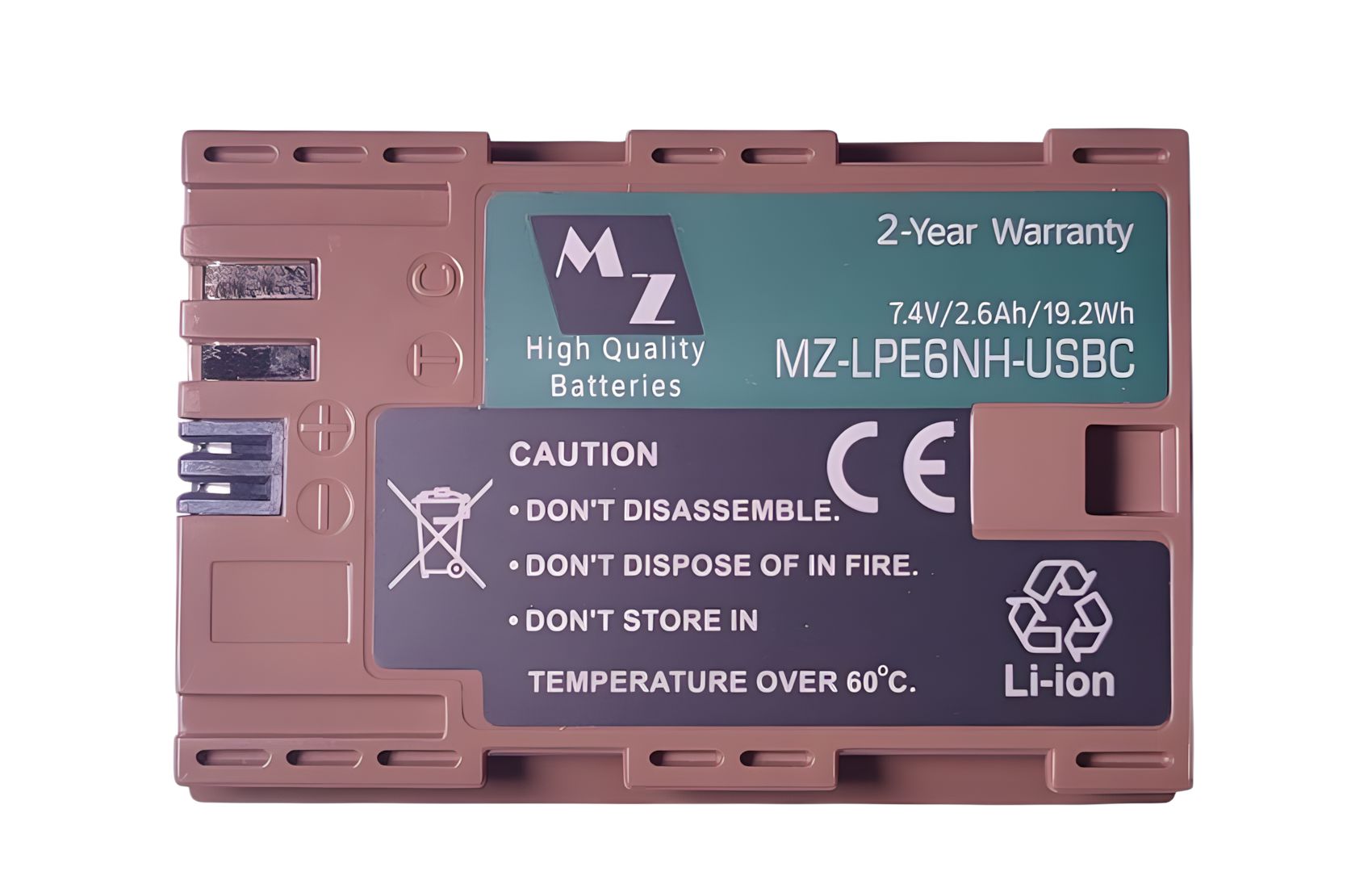 LP-E6NH 7.4V 2600mAh USB-C