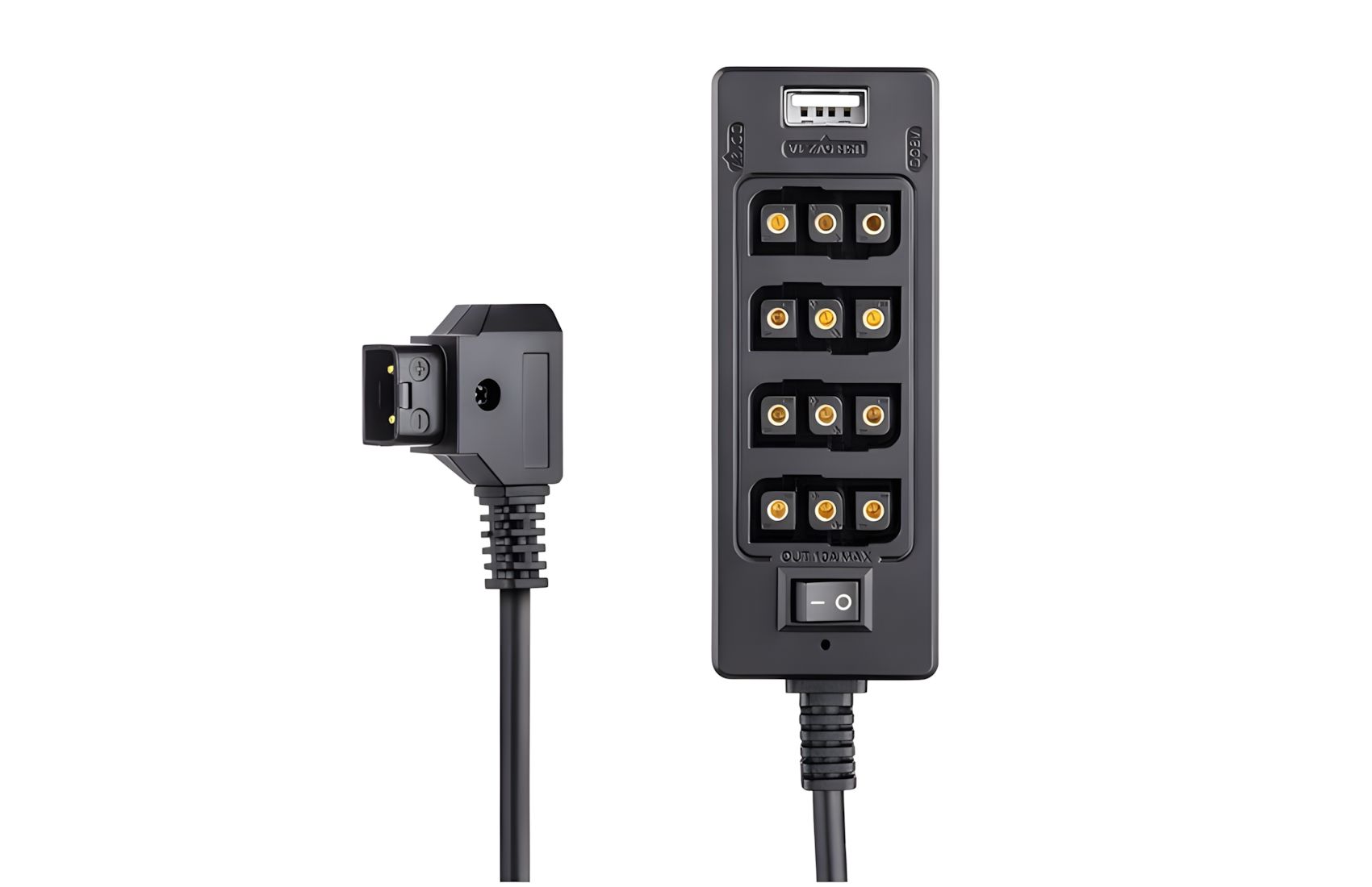 4x D-TAP w USB/Barrel Splitter