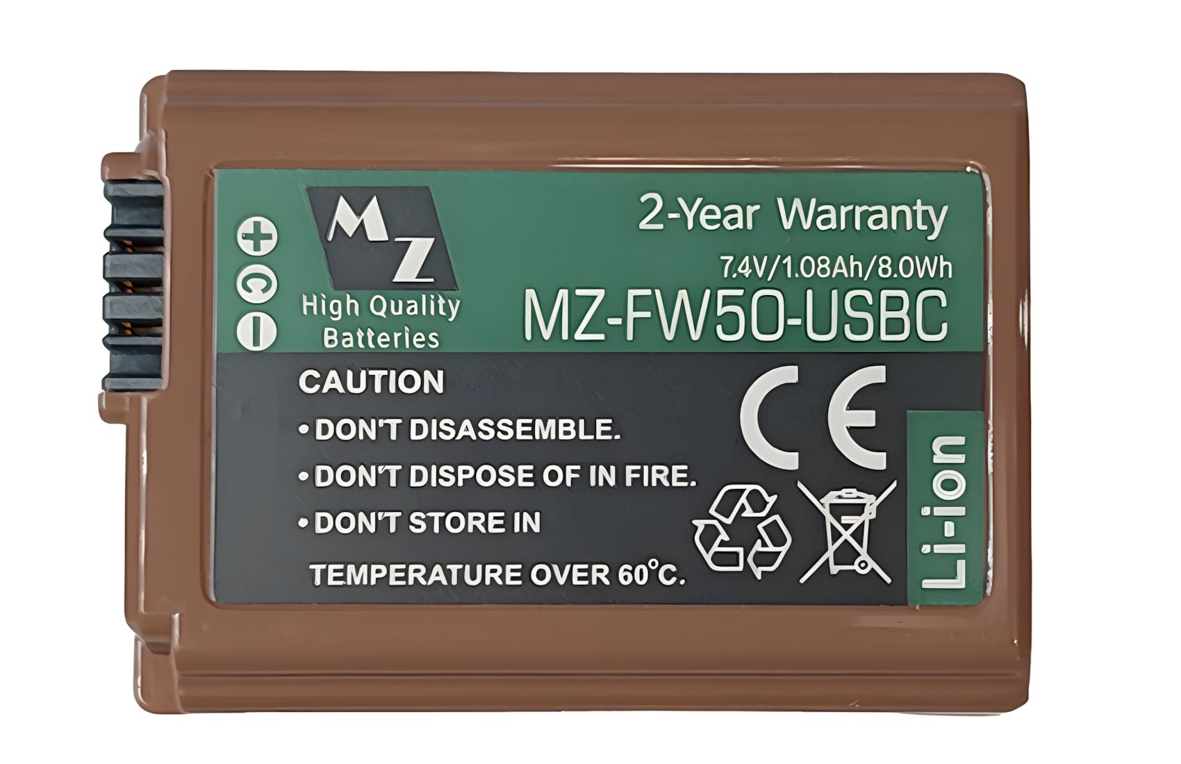 NP-FW50 7.4V 1080mAh USB-C