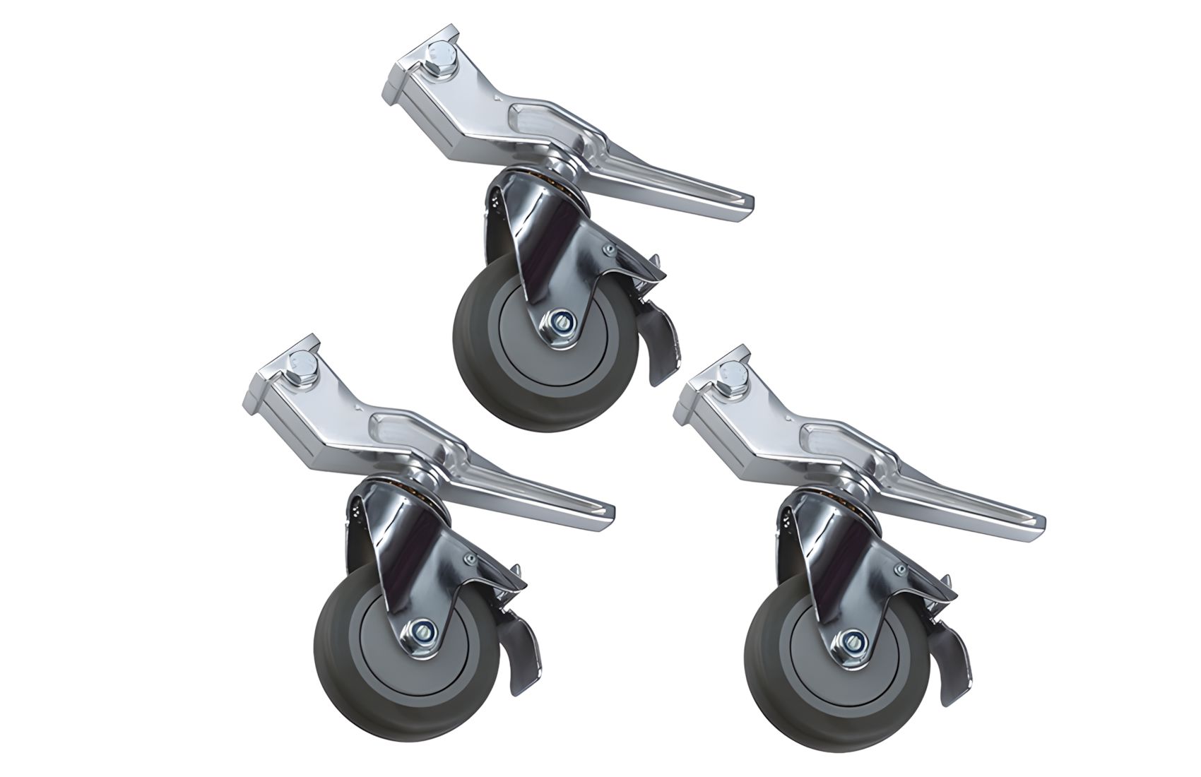 Set of 3 Wheels for 4.5 Steel