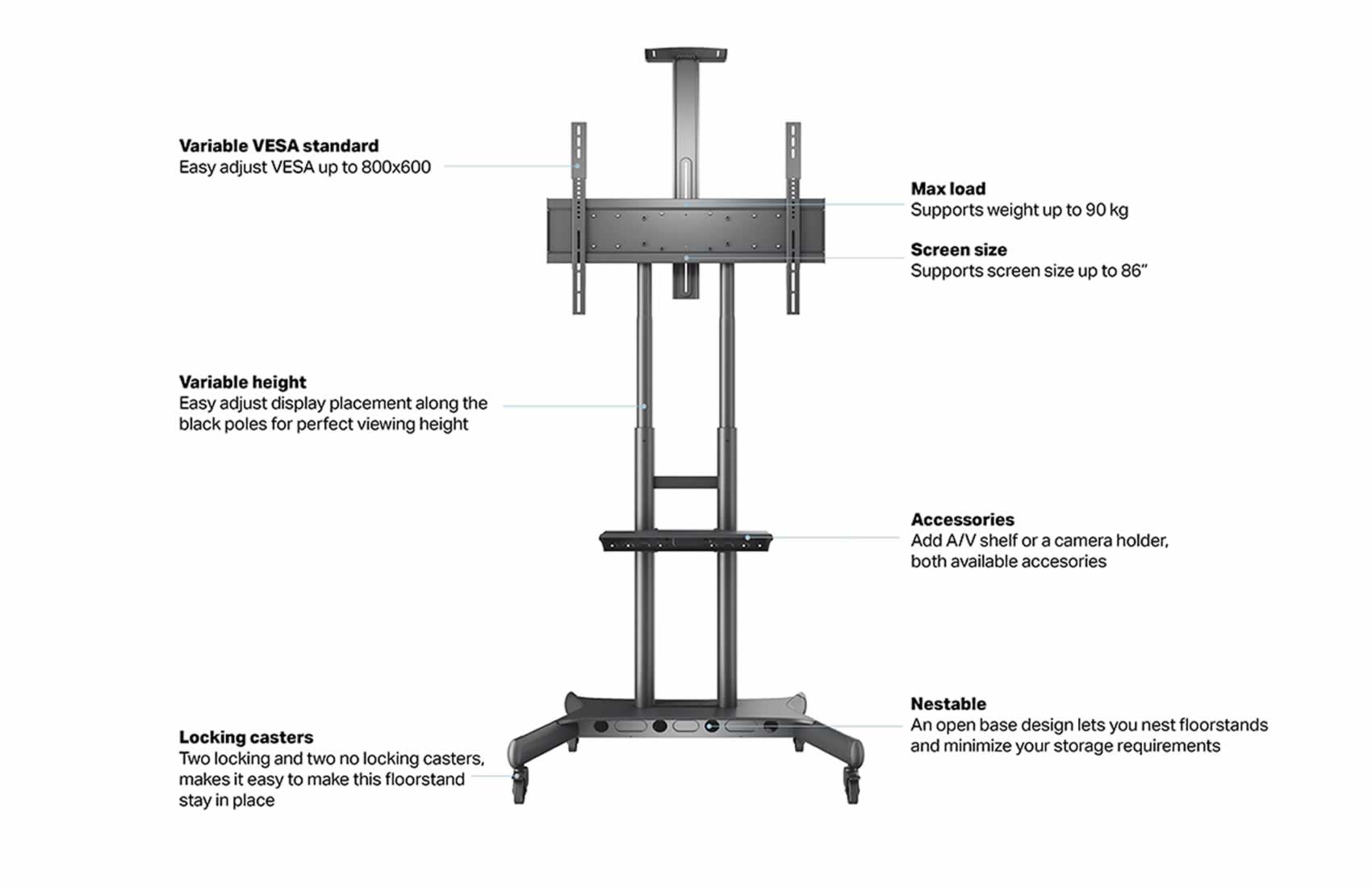 M Public-Floorstand-Basic-180