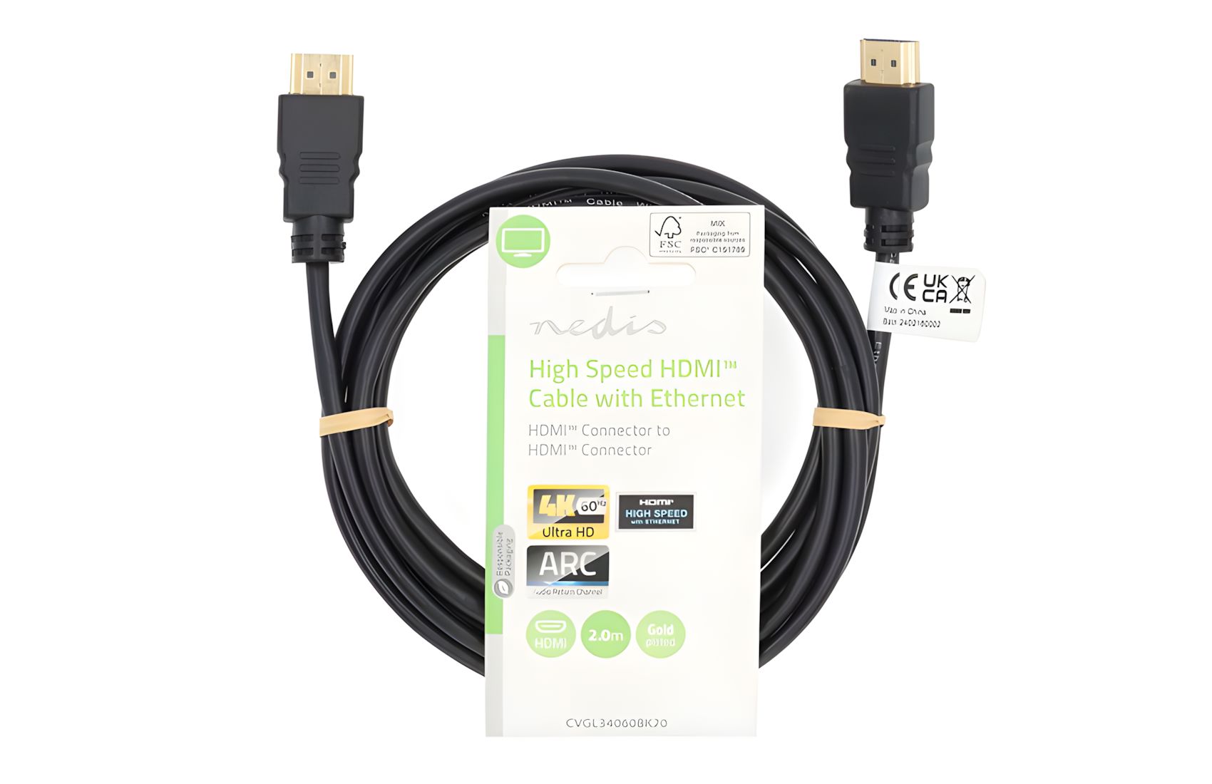 HDMI to HDMI 2m 4K