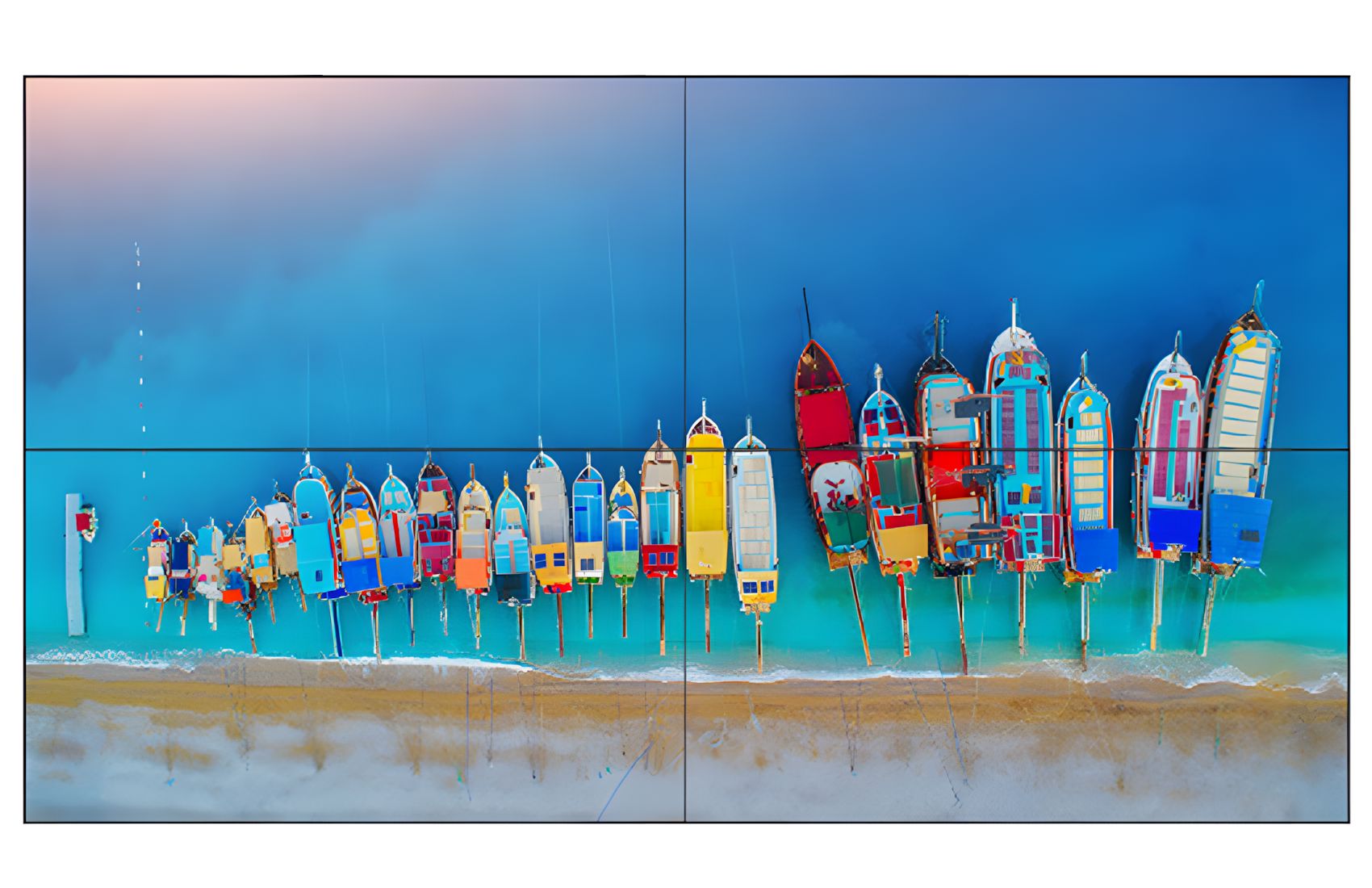 Videowall 3x3 55VF2HW 3.6x2m