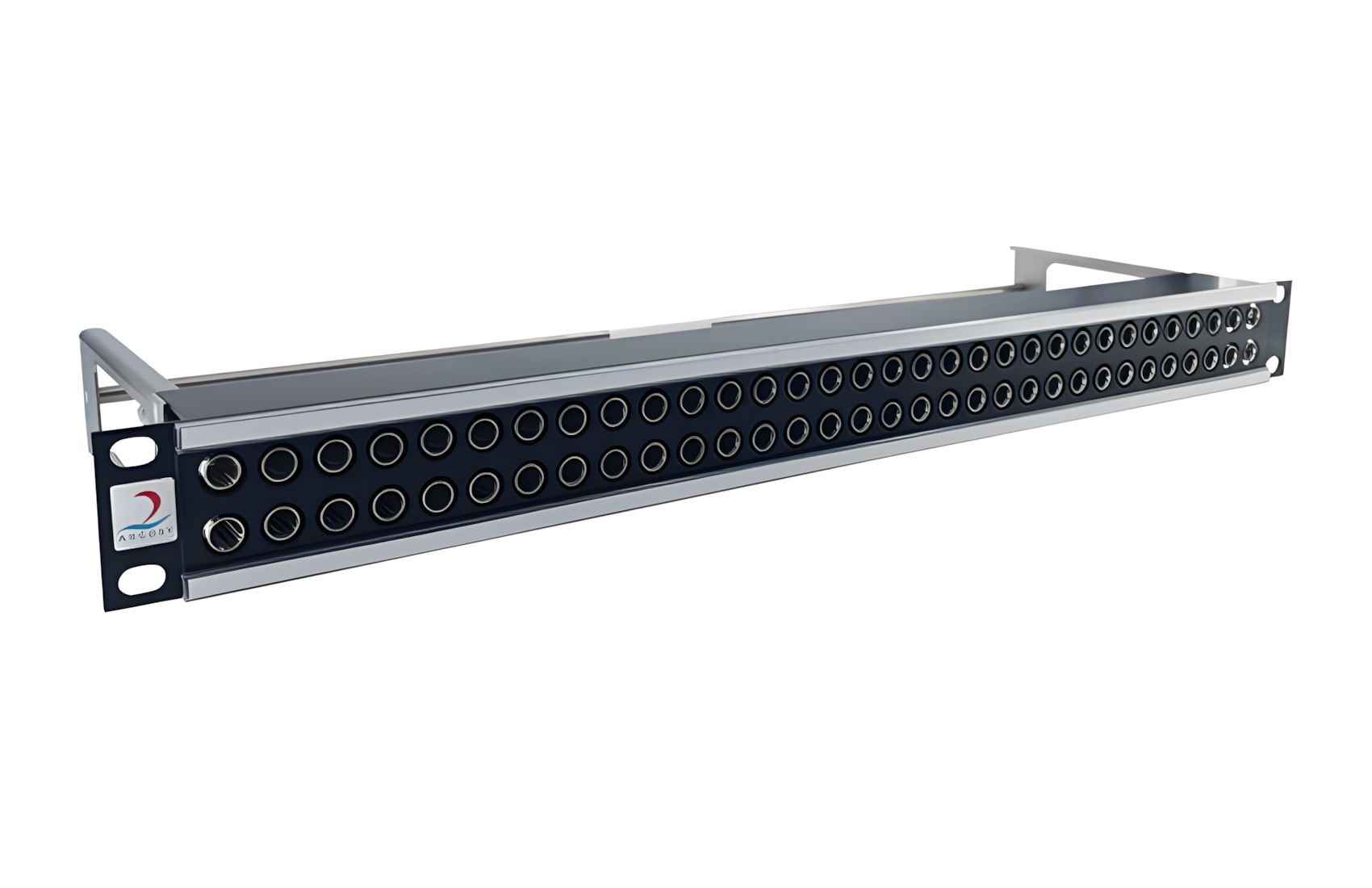1U 2x32 4K BNC Patch panel 12G