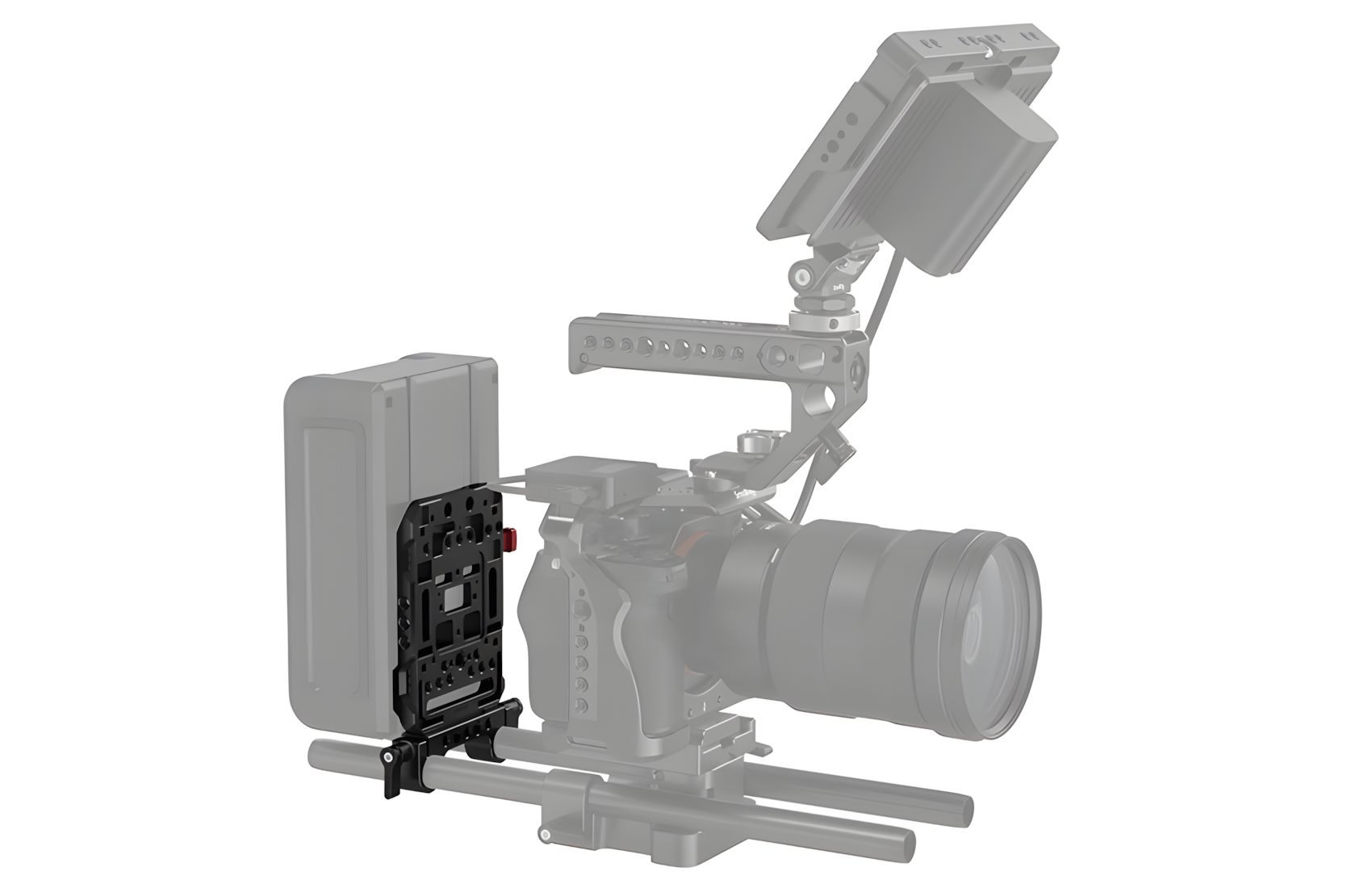 V-Mount Plate w 15mm Rods