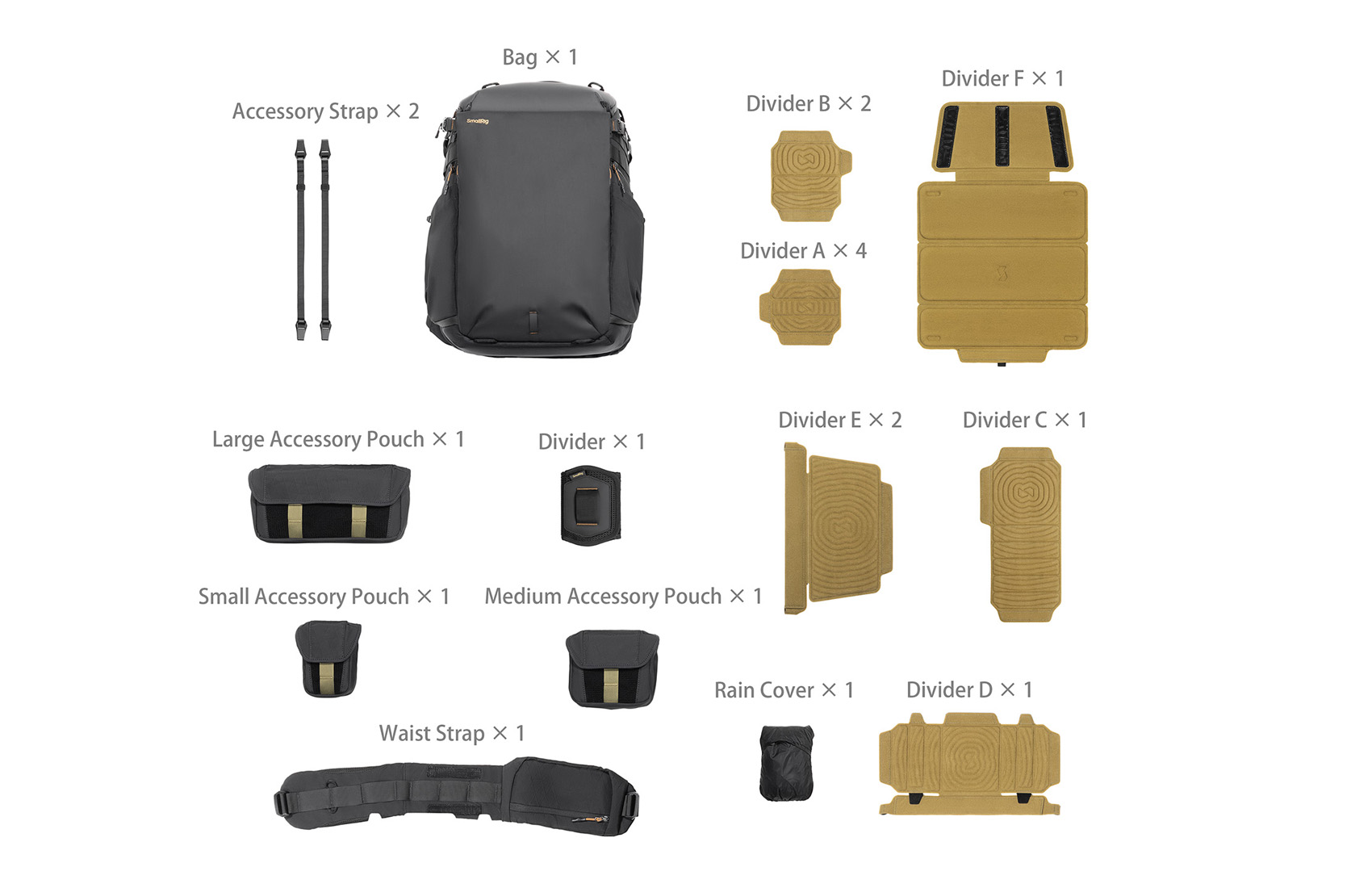 Camera Bag 25L Outdoor Modular