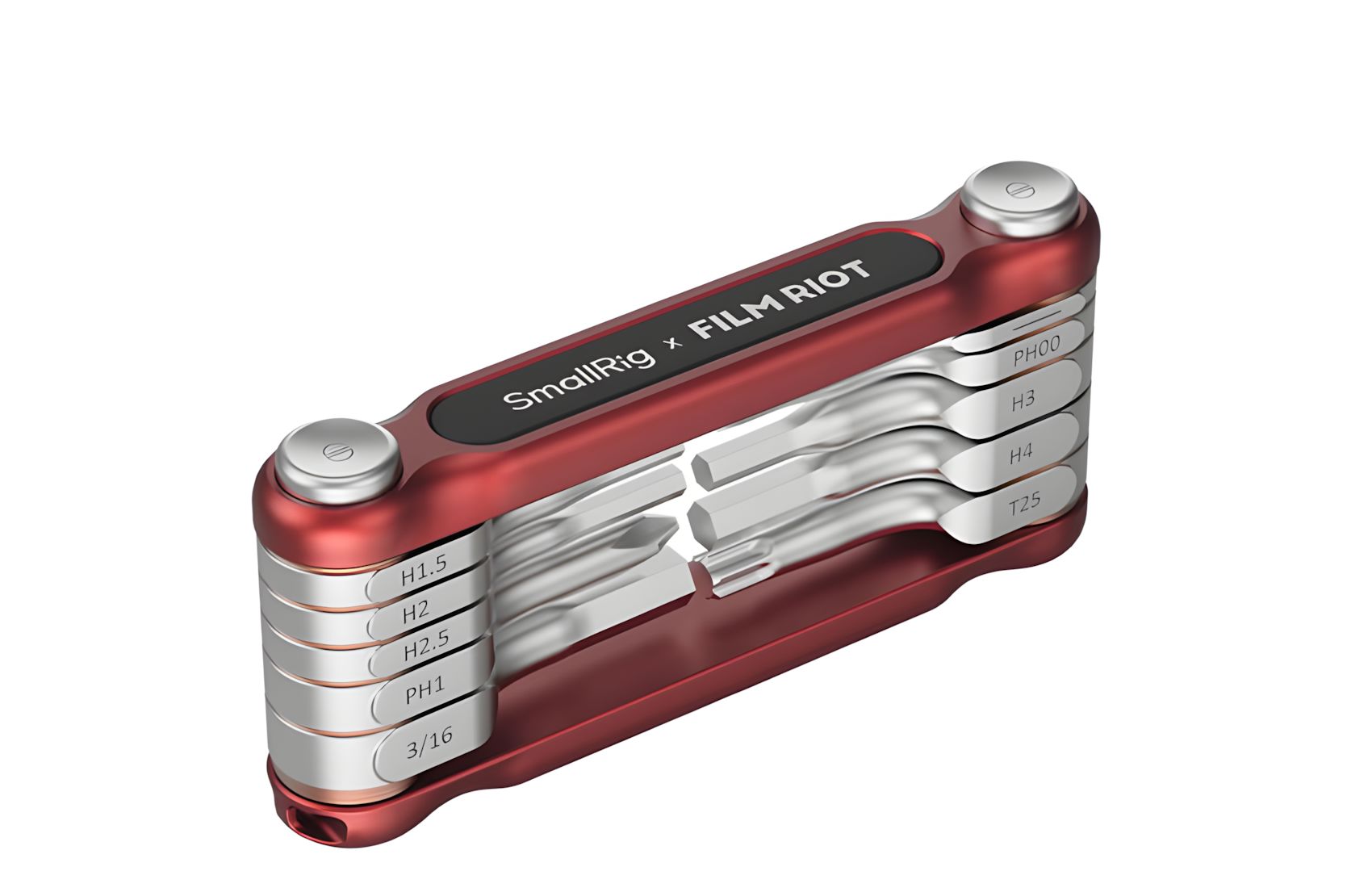 Folding 10 in 1 Wrench Red