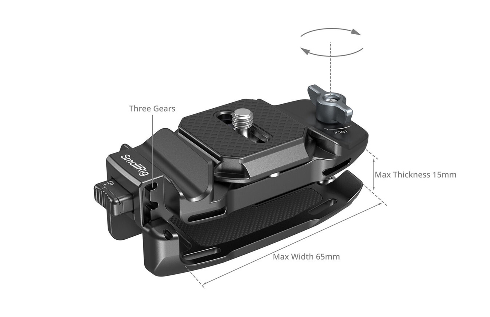 Quick Release Plate with Clip