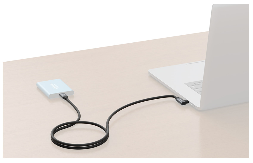 Straight USB-C 60cm Angled