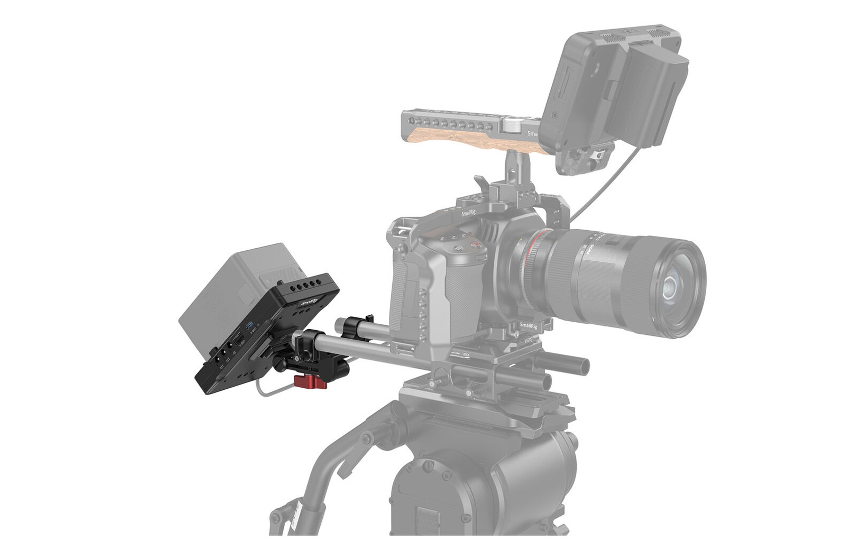 V-Mount Plate w Adjustable Arm