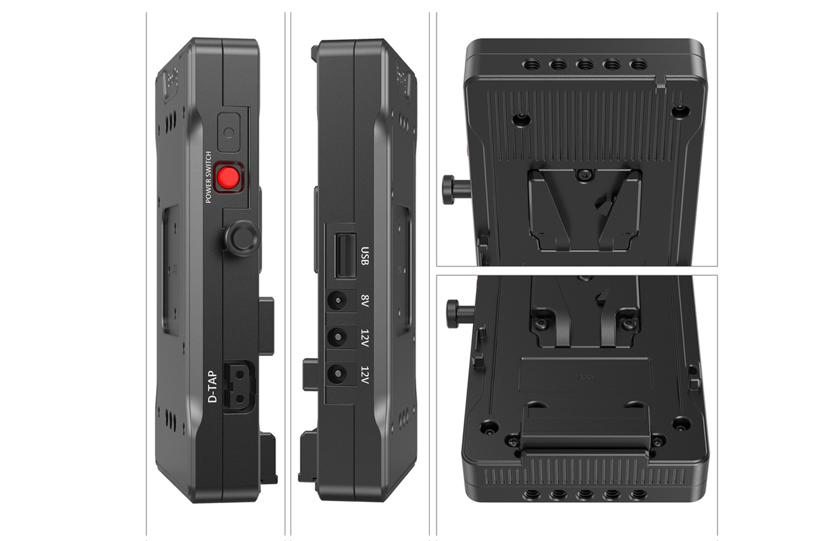 V-Mount Plate w Adjustable Arm