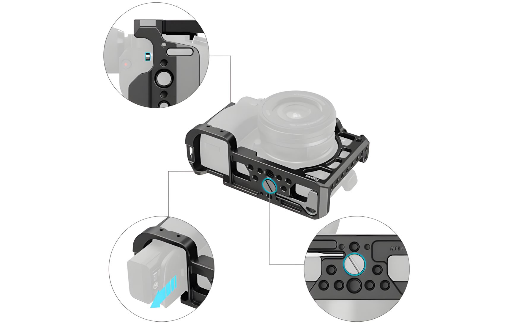 Aluminum for Sony A6500