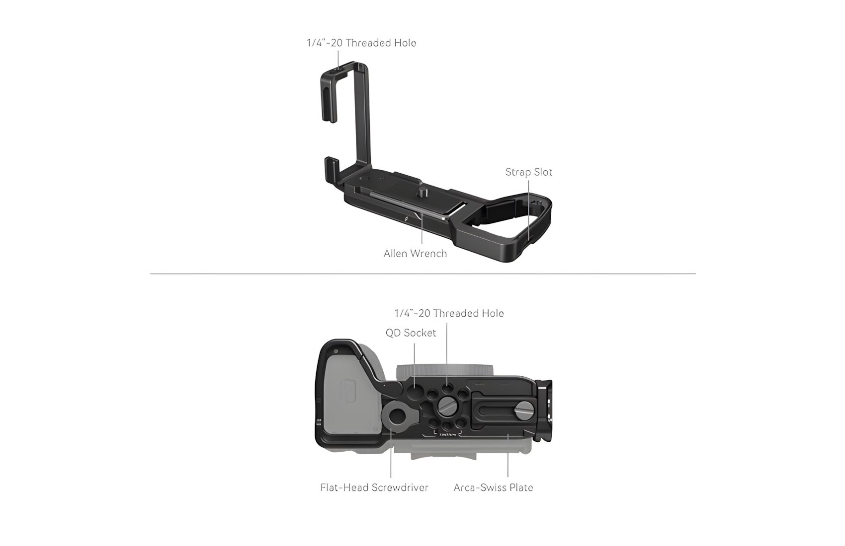 Aluminum L-Bracket for A7R V