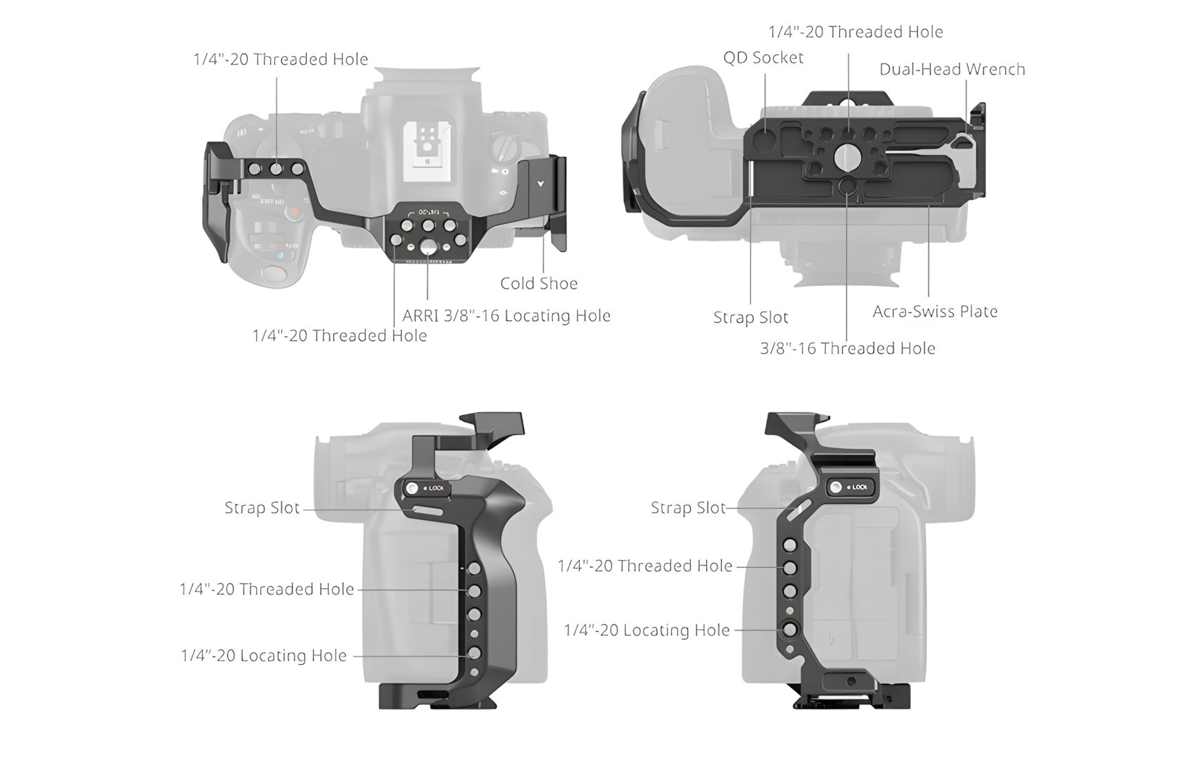 Aluminum for R5 Mark II
