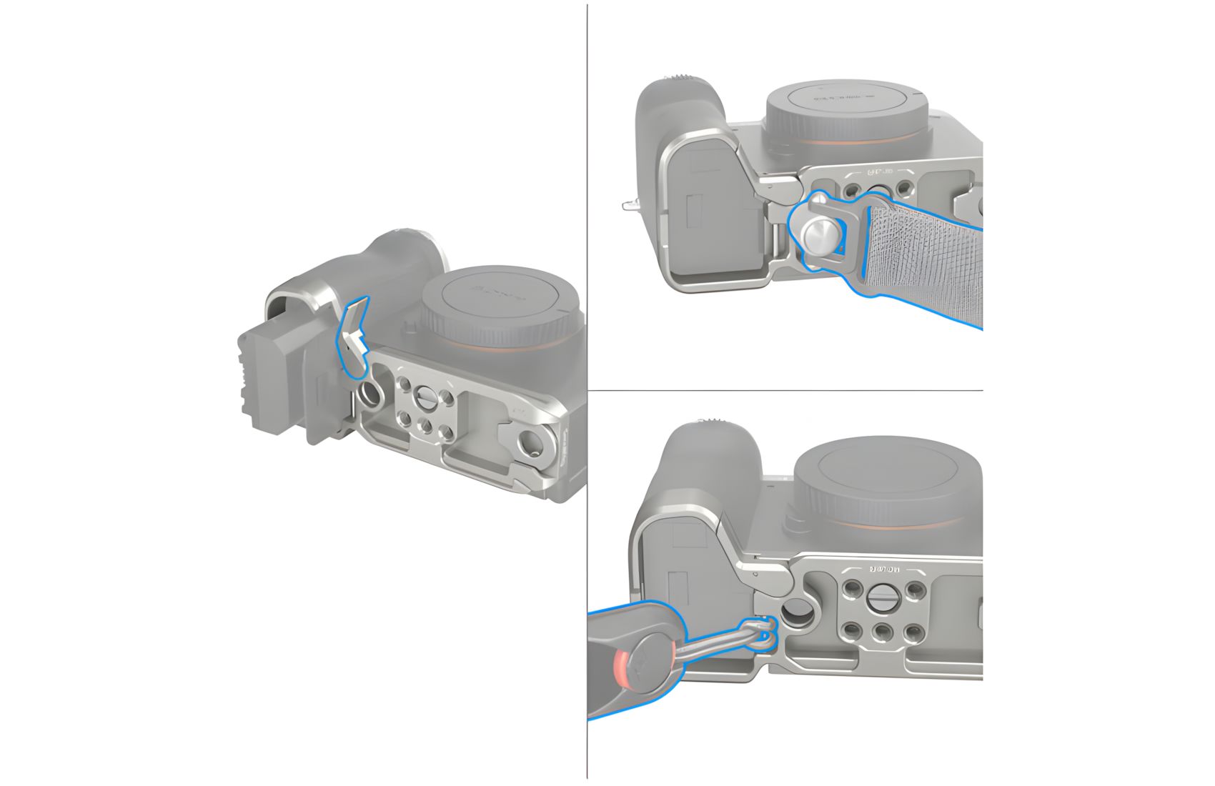 Bottom Plate for A7CII A7CR