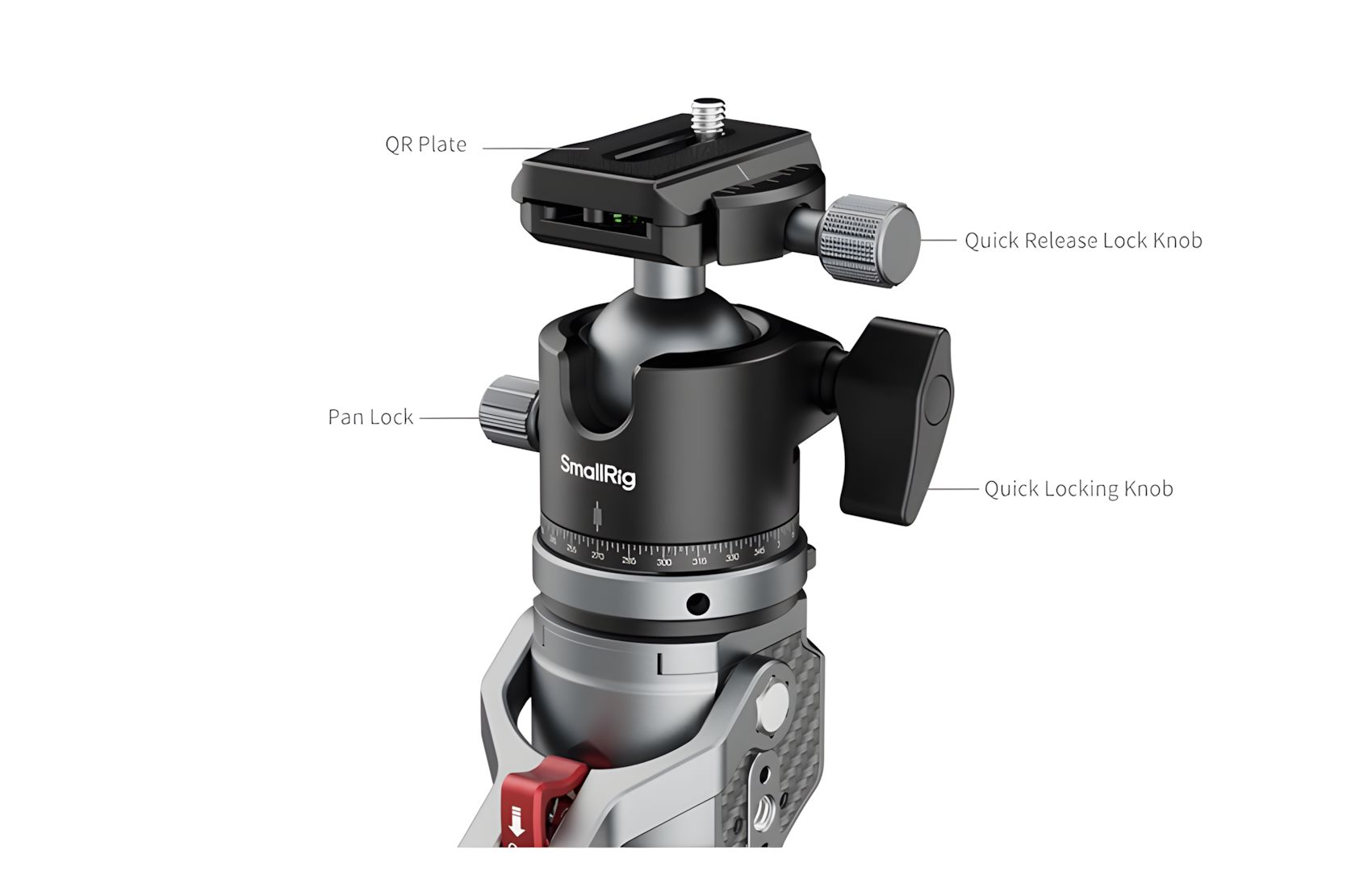 Carbon Fiber Ball Head 5KG