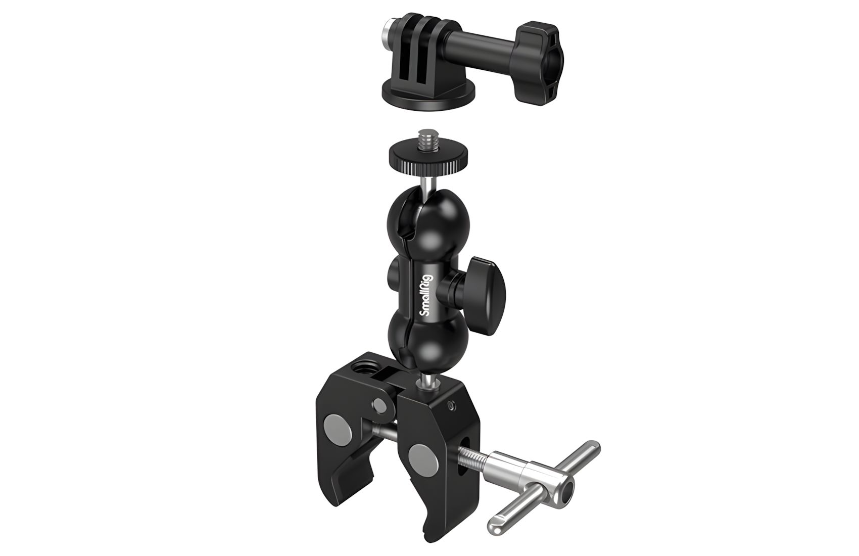 Crab Shaped Clamp w Ball Head