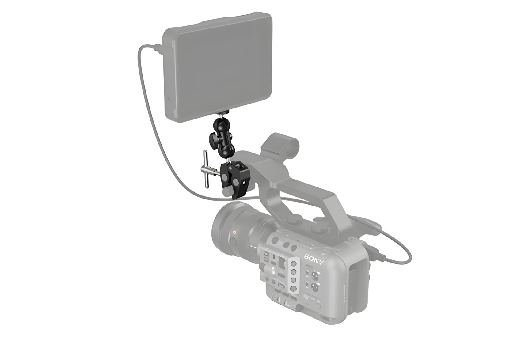 Crab Shaped Clamp w Ball Head