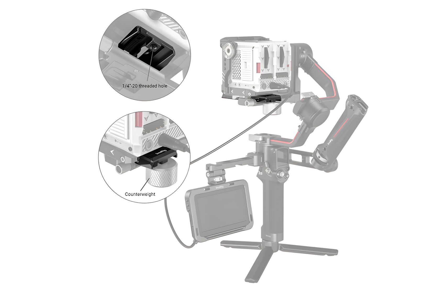 Quick Release 1/4 and 3/8