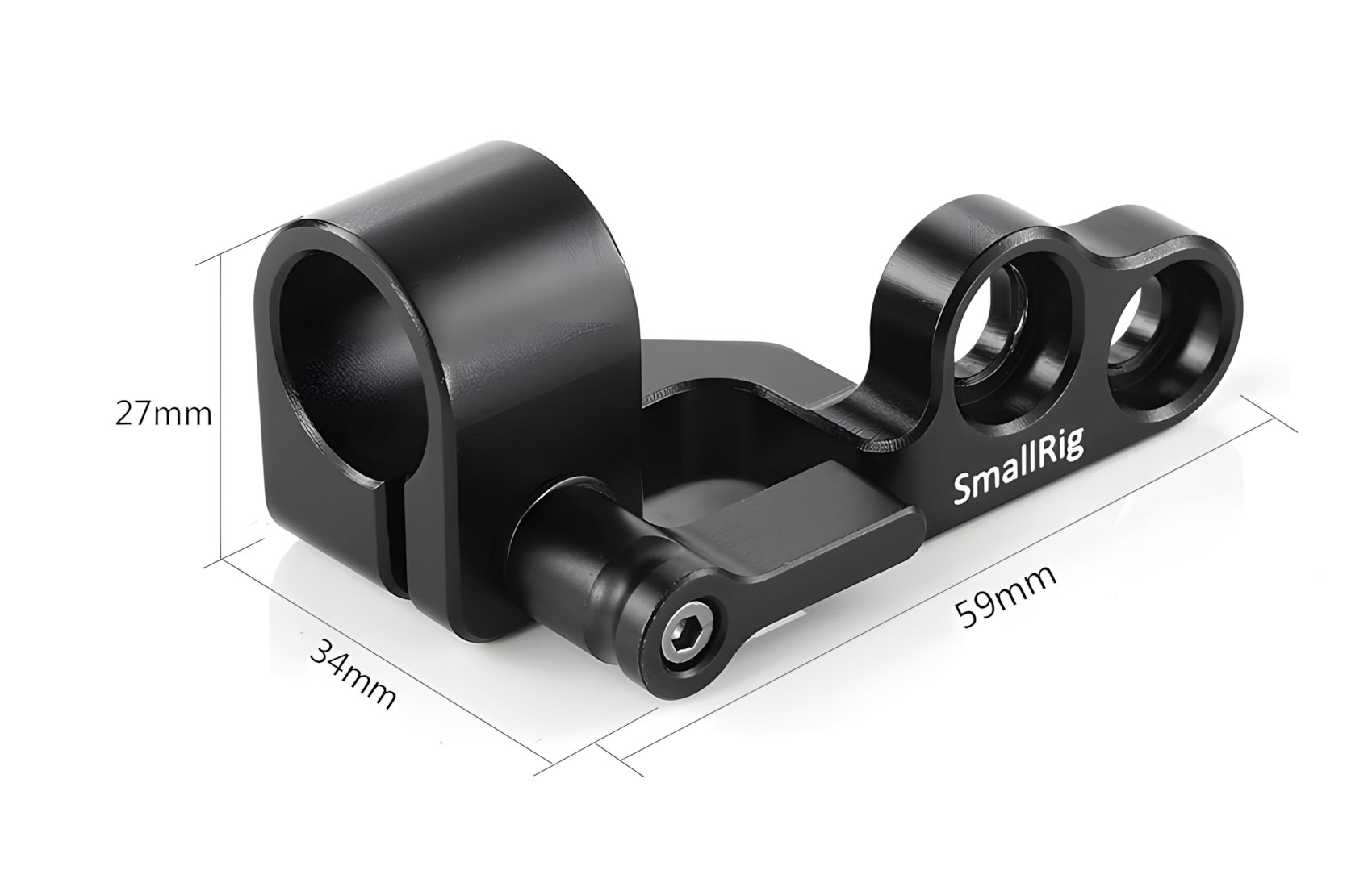Single Rod Clamp w 1/4 Screws