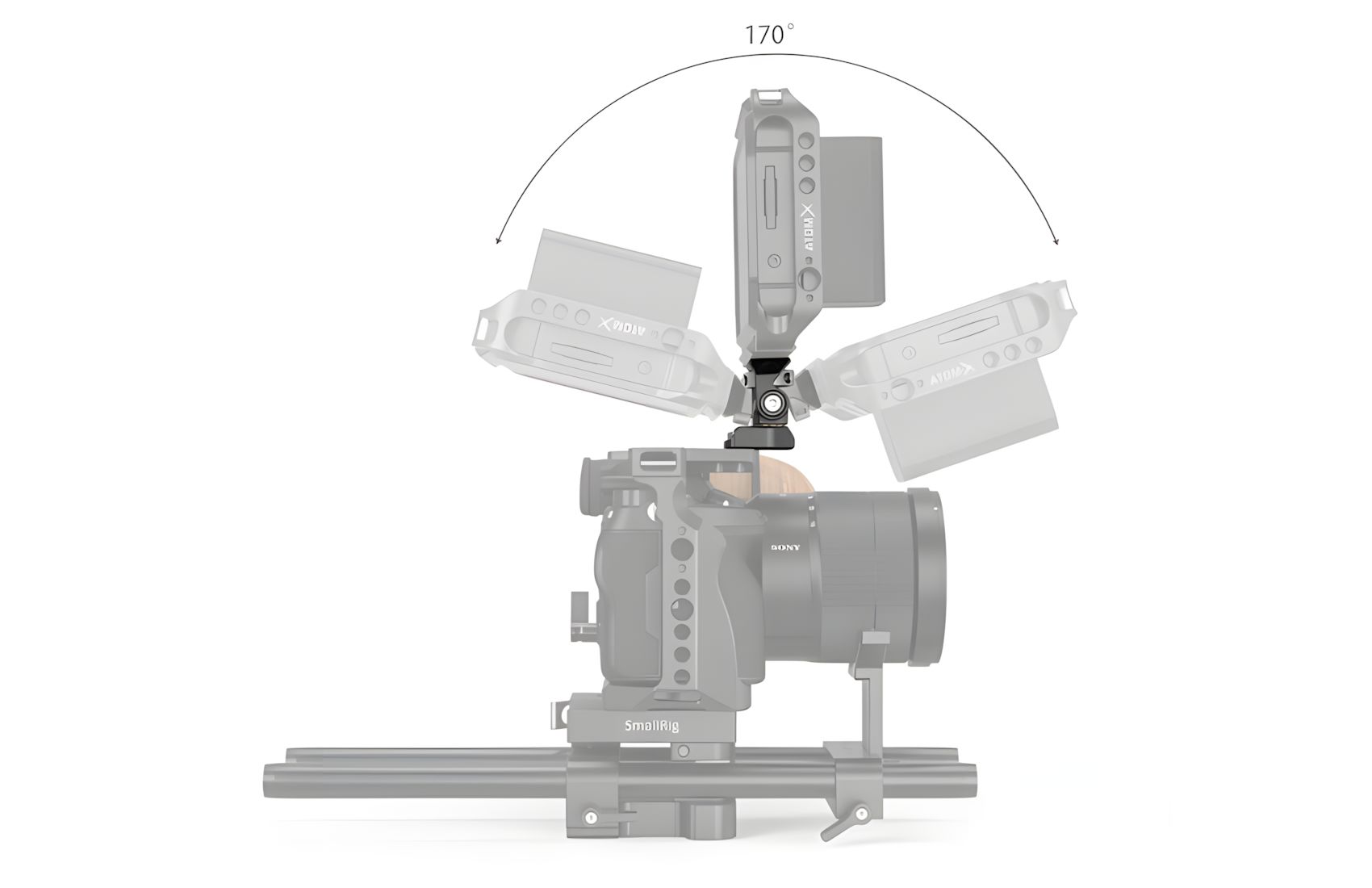 Swivel Tilt Monitor w 2x 1/4