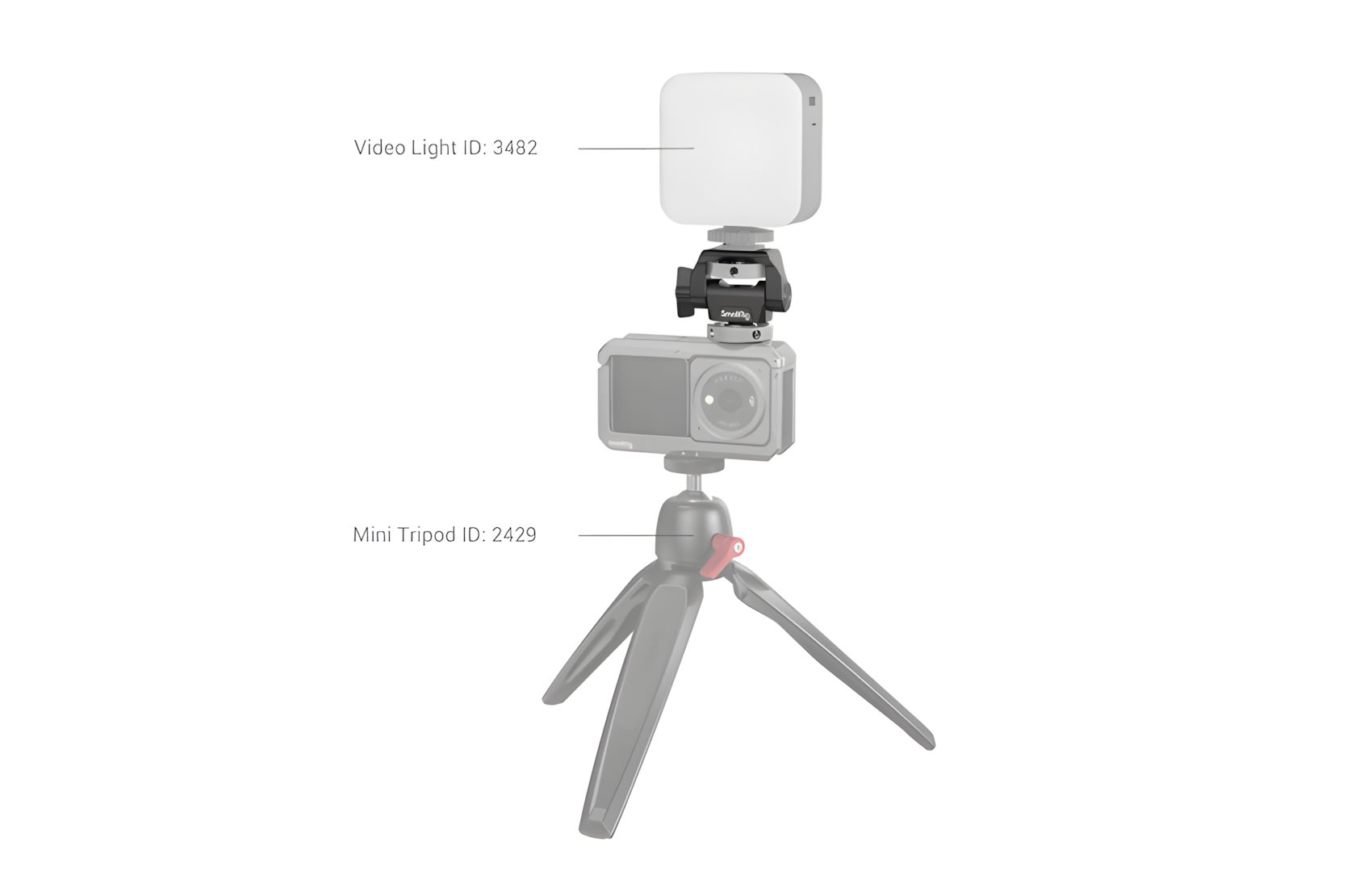 Swivel Tilt Hot Shoe 4.2KG Load