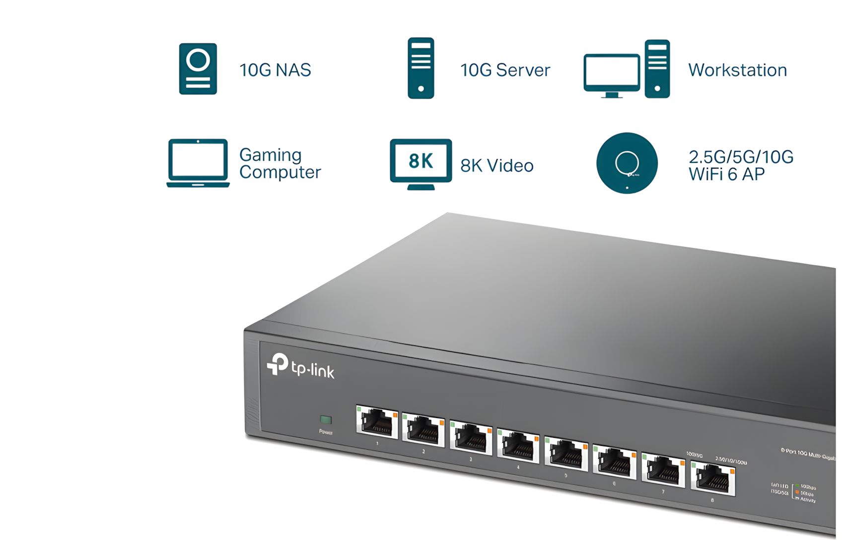 8-Port 10 Gigabit Multi