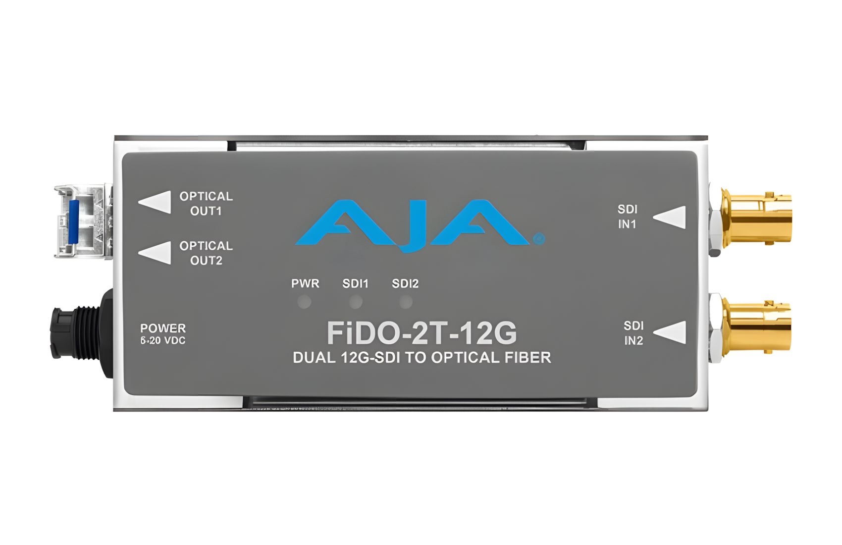Mini Dual 12G-SDI to Fiber TR