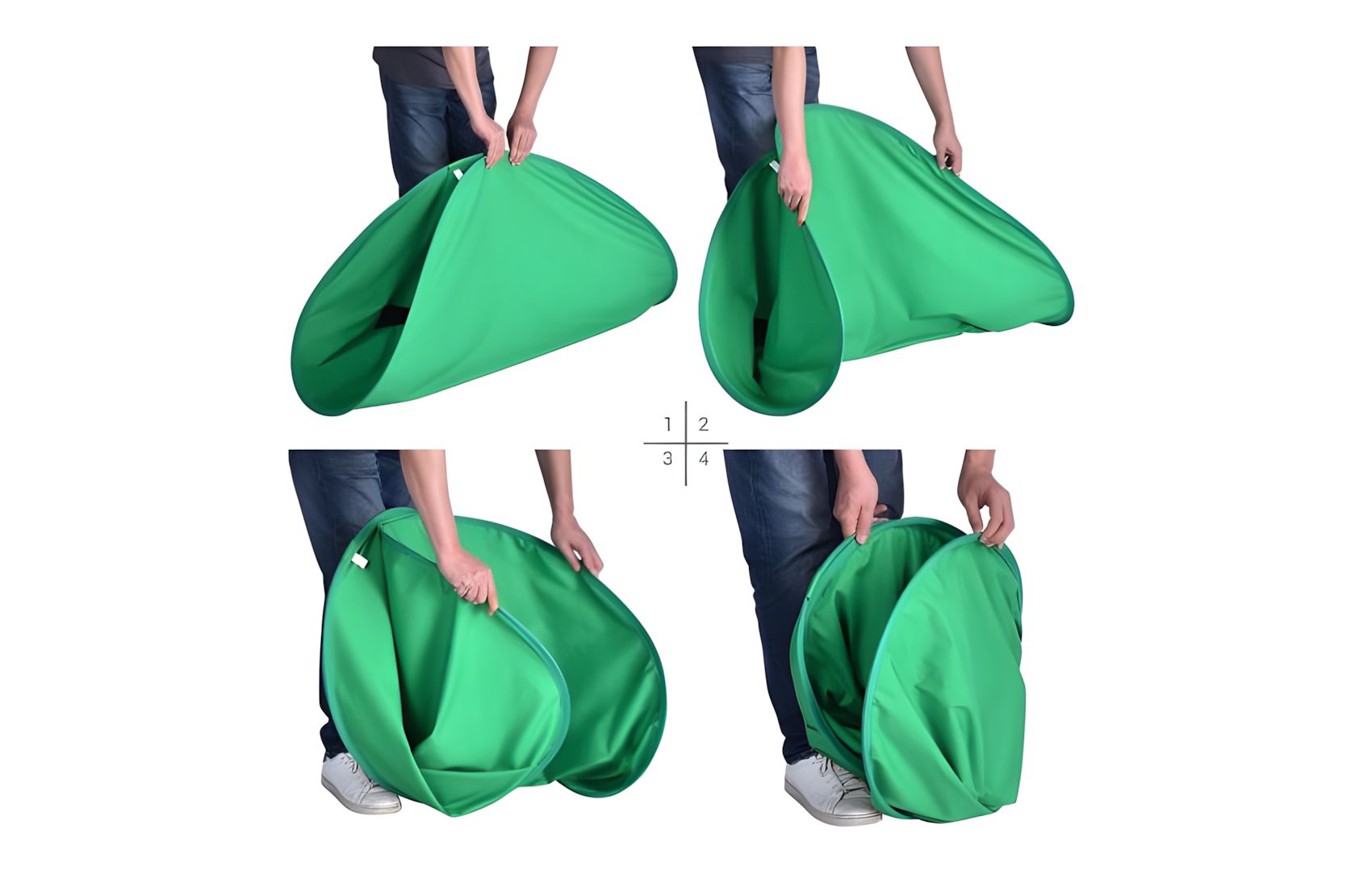 Collapsible Green 1.5x2m