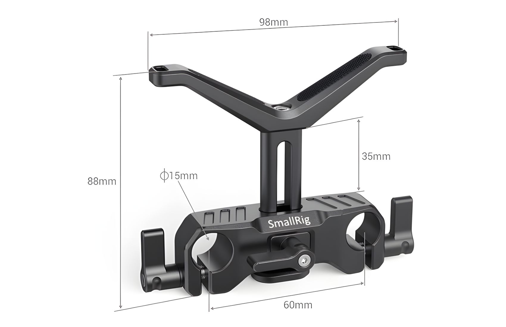 Support 34.5mm w 15mm Rods