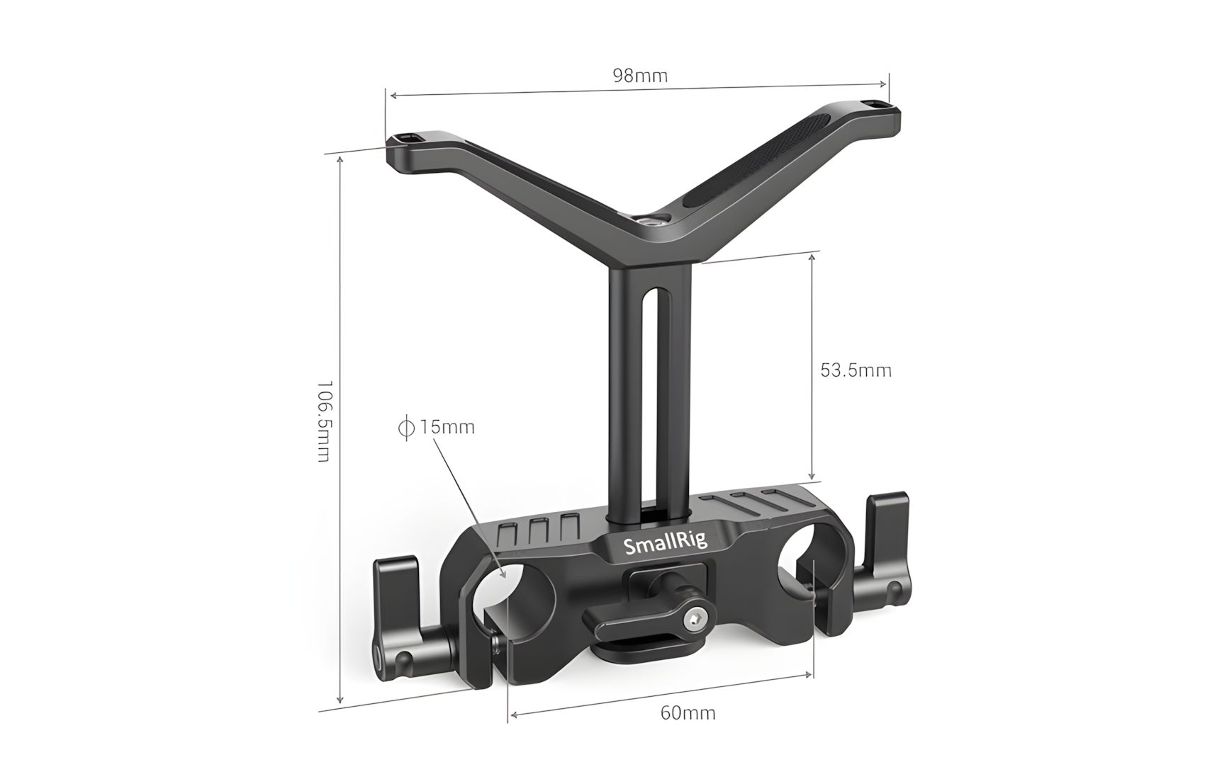 Support 53.5mm w 15mm Rods