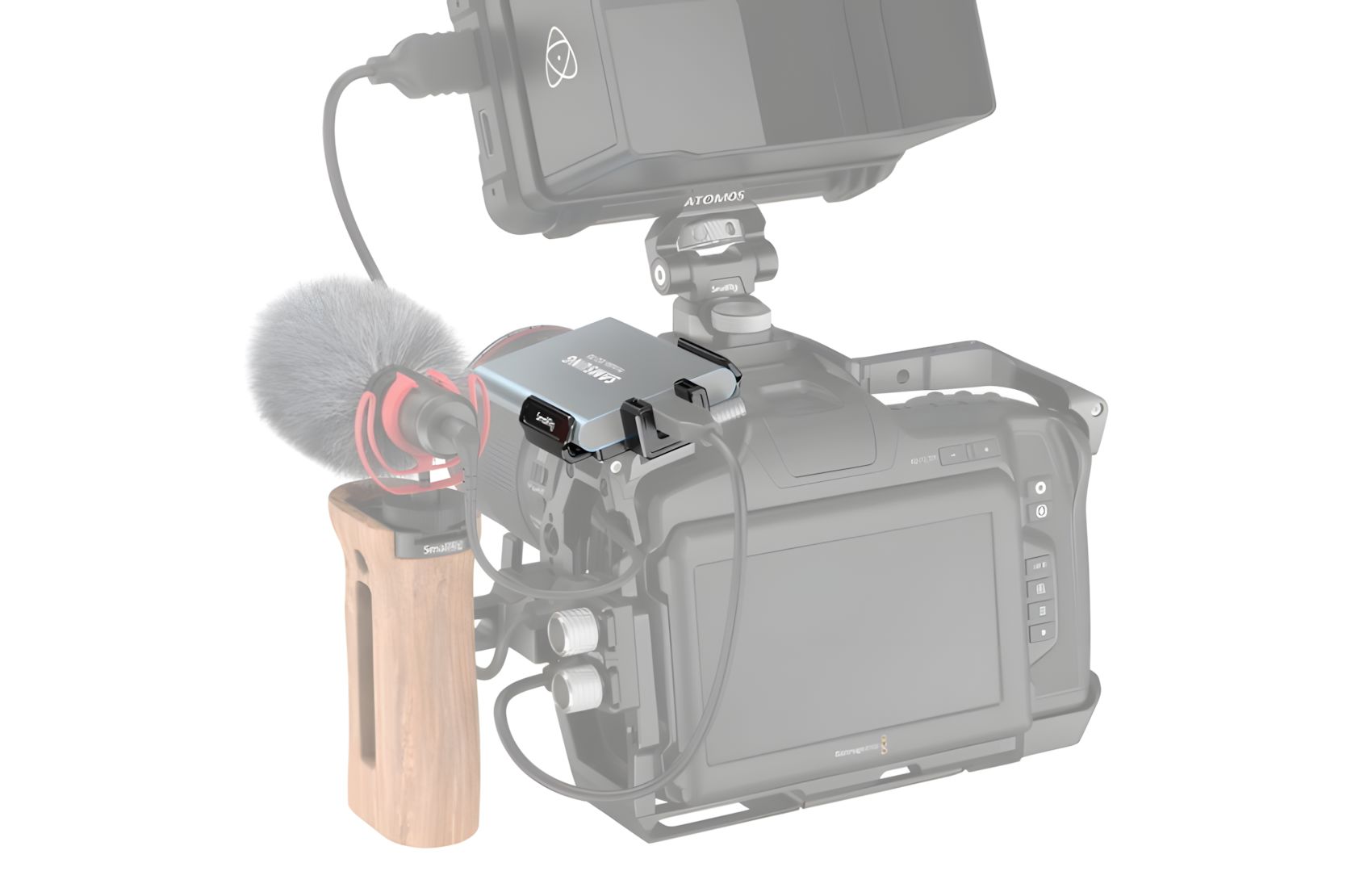 SSD Mount w Shoe for 6K Pro