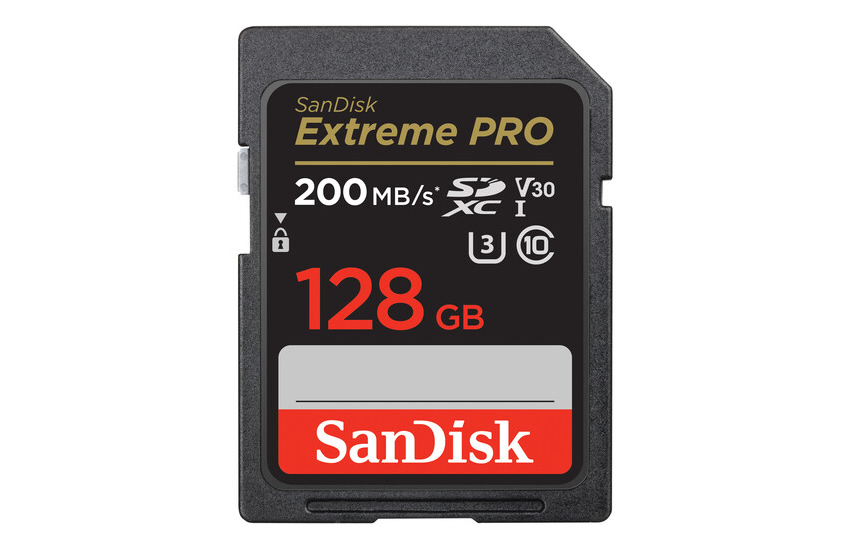 SDXC Extreme Pro 128GB V30 200