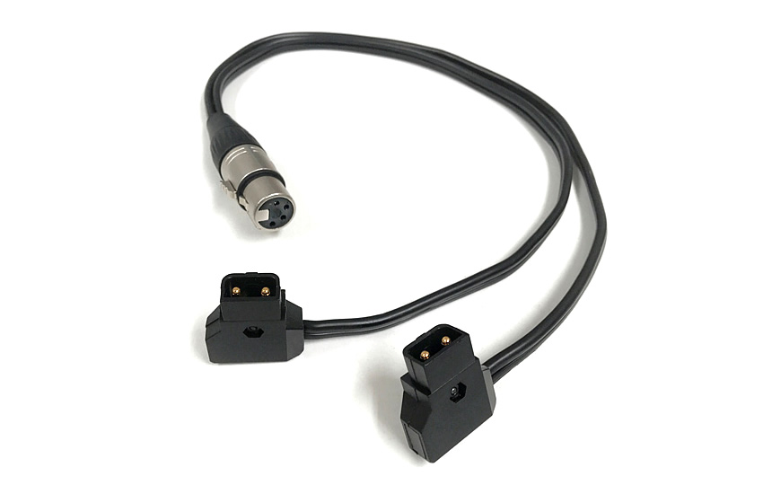 XLR 4pin to Dual D-TAP