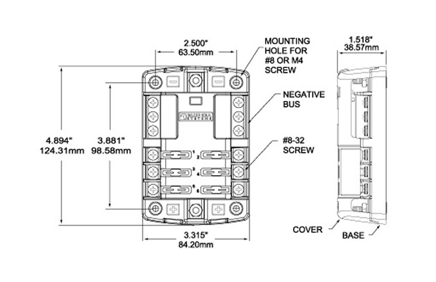 ST Blade Fuse Block 6