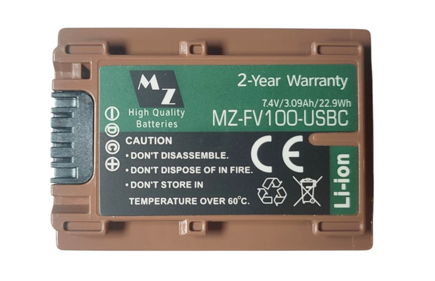 NP-FV100 7.4V 3090mAh USB-C