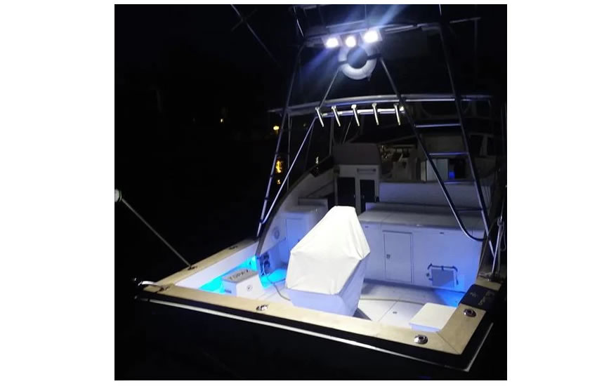 Rock Accent White LED BL