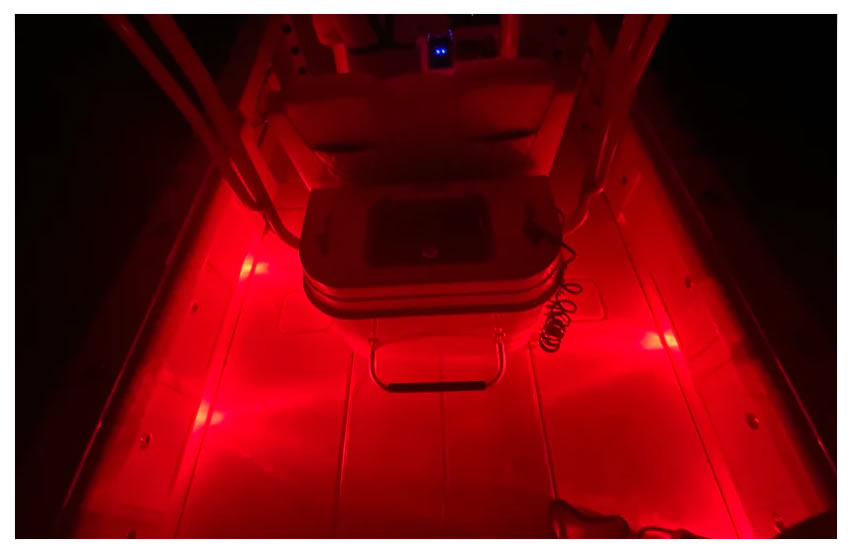 Rock Accent Red LED BL