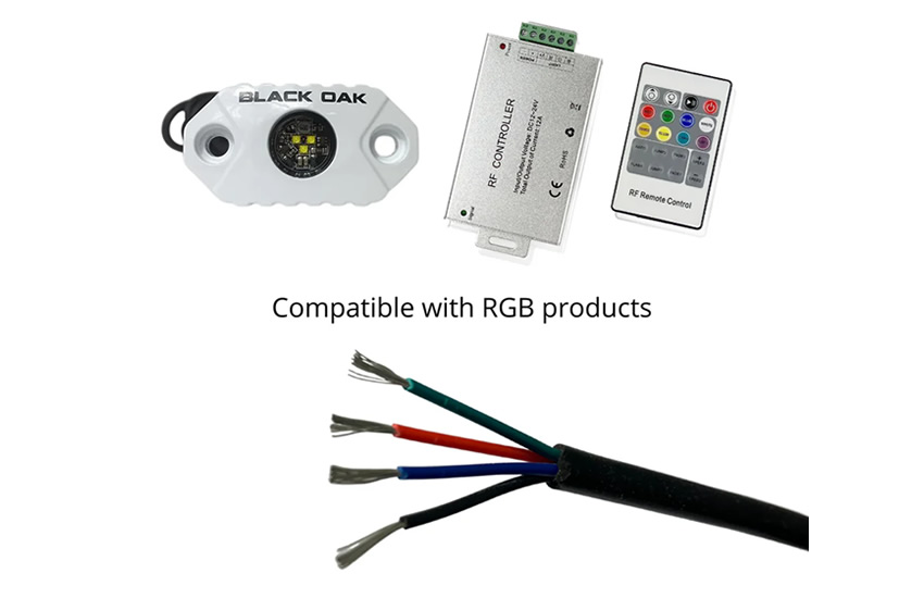 22 AWG Tinned Copper RGB Wire